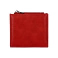 thumbnail image 1 of No Boundaries Women's Moto Snap Wallet, Carmine Red, 1 of 4