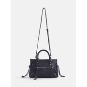 Women's Fashion Square Tote Bag, Black