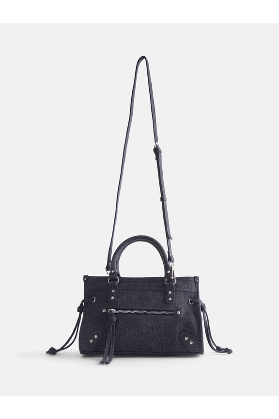 Women's Fashion Square Tote Bag, Black