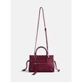 thumbnail image 1 of No Boundaries Women's Fashion Square Tote Bag, Rich Red, 1 of 7