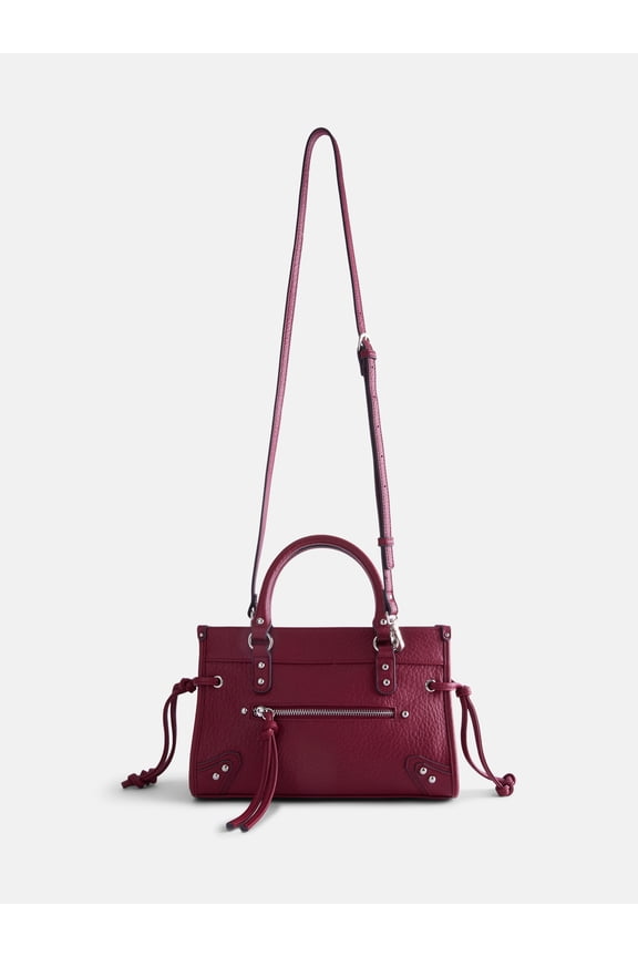 Women's Fashion Square Tote Bag, Rich Red
