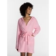 thumbnail image 1 of No Boundaries Terry Hooded Robe, Women’s and Women’s Plus S-3X, 1 of 5