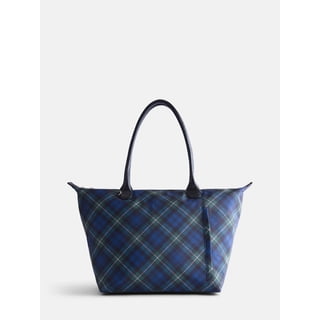 No Boundaries Women's Tote Bag, Plaid
