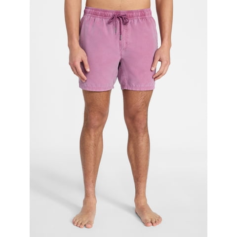 Washed Swim Trunks, 6" Inseam, Men's S-3XL