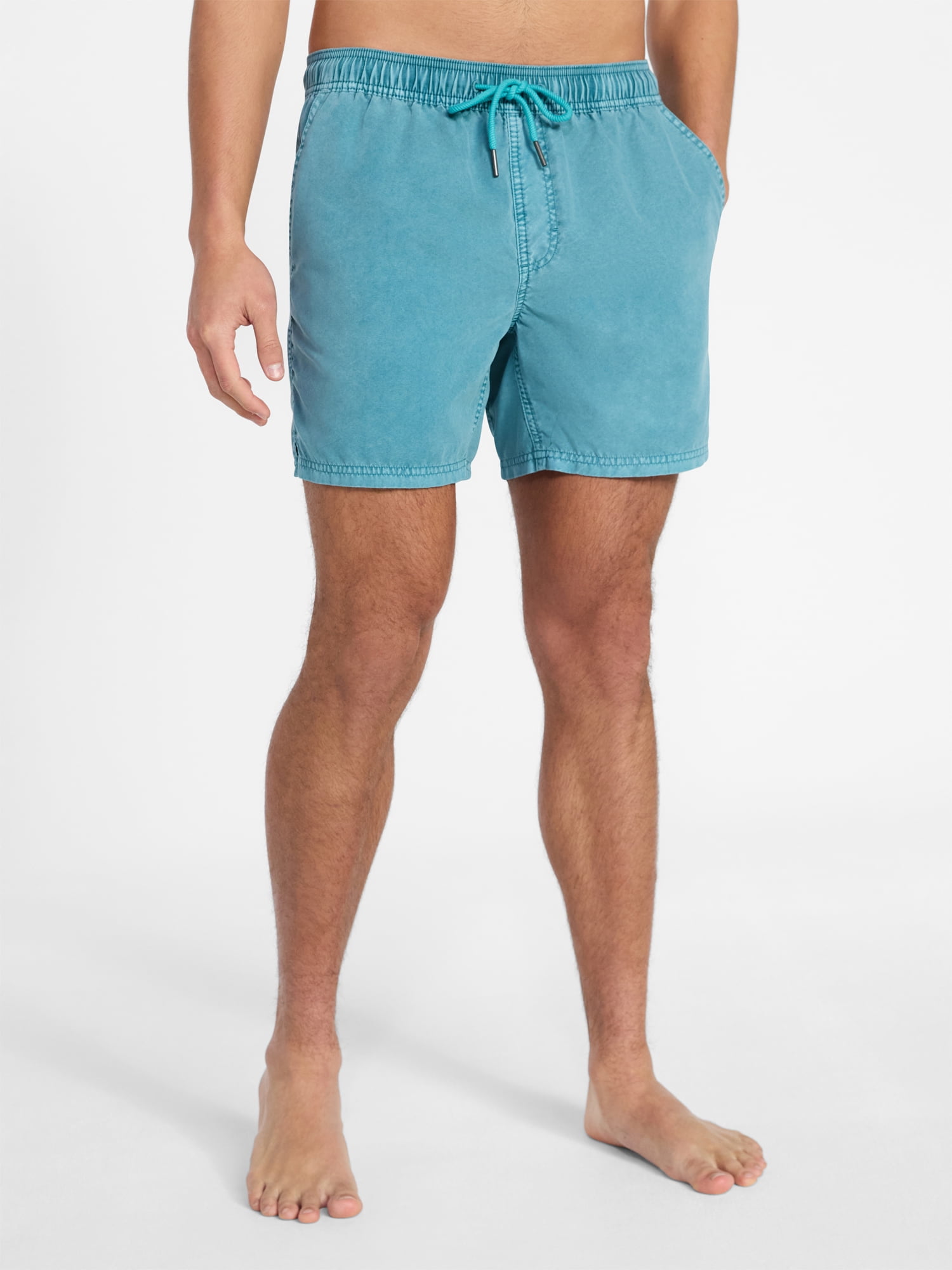 No Boundaries Washed Swim Trunks, 6" Inseam, Men's S-3XL