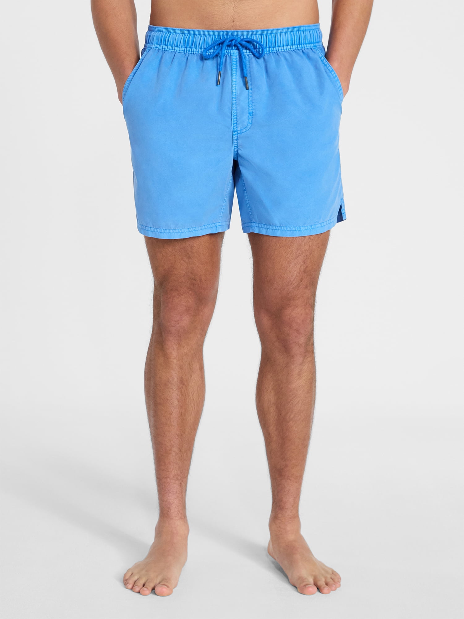 No Boundaries Washed Swim Trunks, 6" Inseam, Men's S-3XL