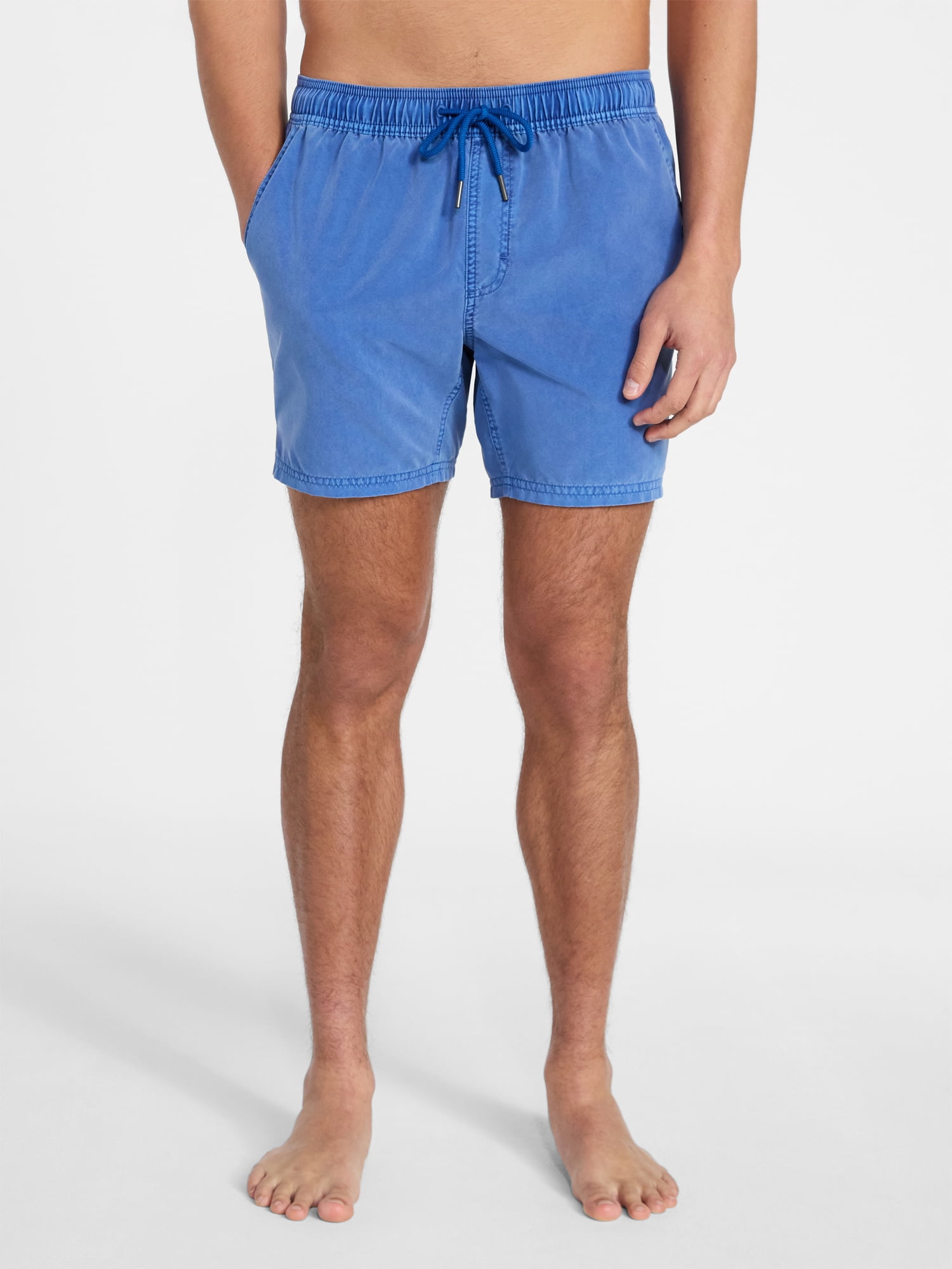 No Boundaries Washed Swim Trunks, 6" Inseam, Men's S-3XL