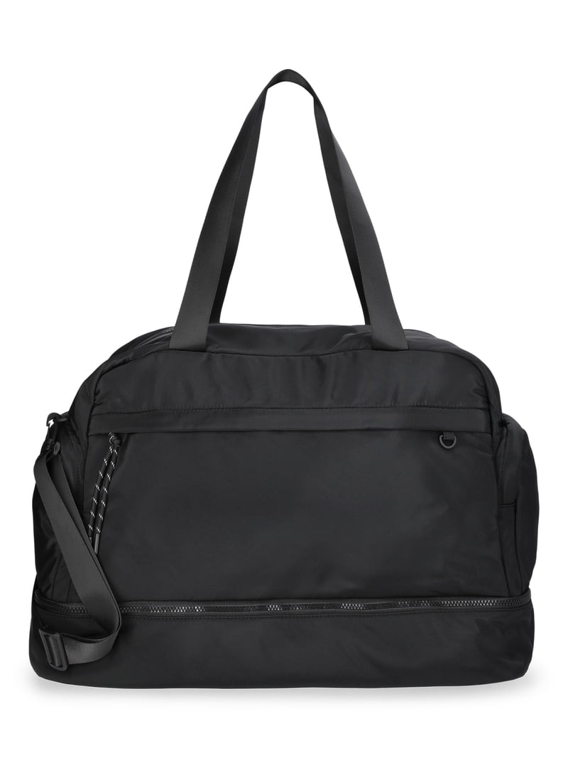No Boundaries Women's Hands Free Weekender Bag, Black - Walmart.com