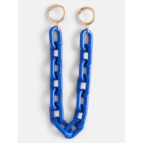 No Boundaries Women’s Game Day Chain Swag Charm, Cobalt
