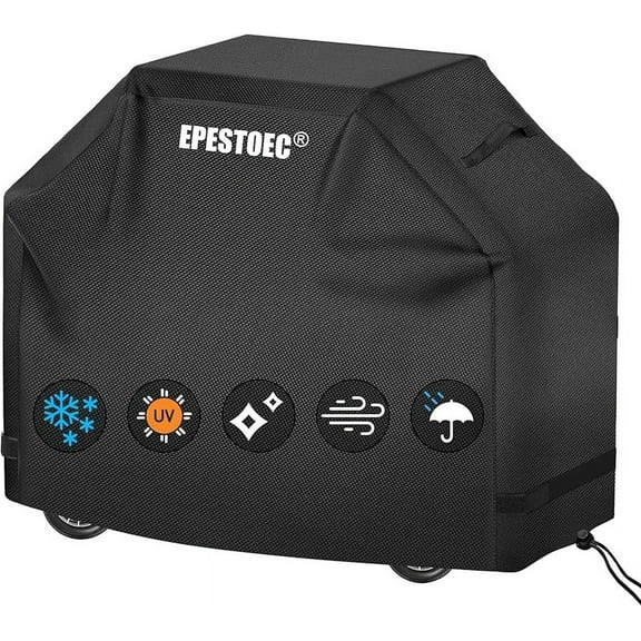 NOBRAND 58 Inch Grill Cover with Waterproof and UV Resistant