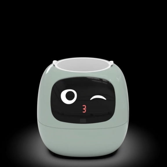 NOBRAND Electronic Pet Flower Pot Cute Healing Creative Birthday Gift, 4.7 x 5.9 x 3.9 Inches, 1.2 Pounds