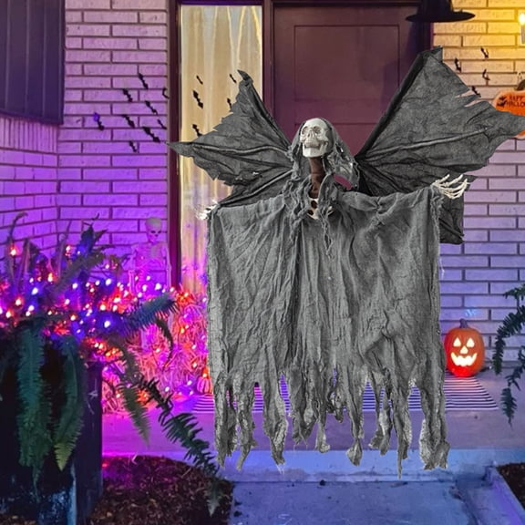 NOBRAND Skeleton Halloween Decorations Halloween Decoration Skeleton Hanging Ghost With Props Trick Door Hanging Pendant