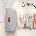 thumbnail image 1 of NOBRand Pencil Box Storage Box Wholesale Environmental Friendly Linen Pencil Case Pures Color Fashion Student Stationery Bag Pencil Bag Linen Stationery Bag, 1 of 6