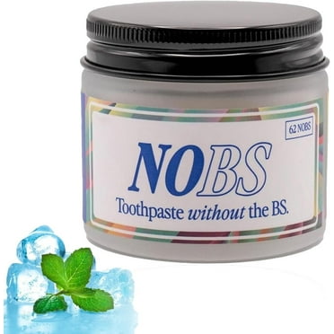 NOBS Chewable Mint Toothpaste for Teens - Fluoride-Free Hydroxyapatite Formula for Healthy Teeth