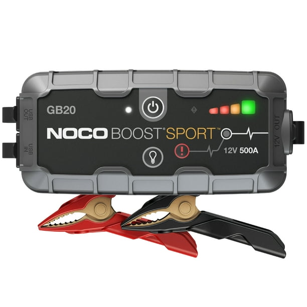 NOCO Boost Sport GB20 500A 12V UltraSafe Portable Lithium Jump