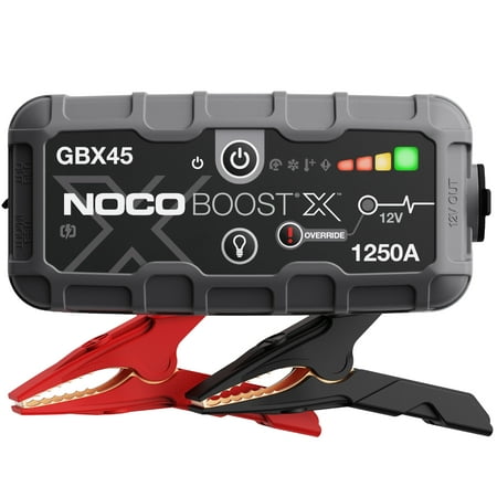 NOCO Boost X GBX45: 1250A 12V UltraSafe Portable Lithium Jump Starter