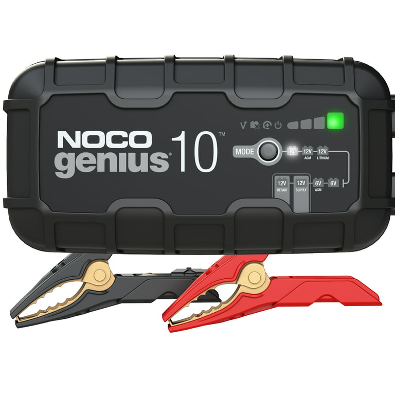  NOCO GENIUS10, 10A Smart Car Battery Charger, 6V and
