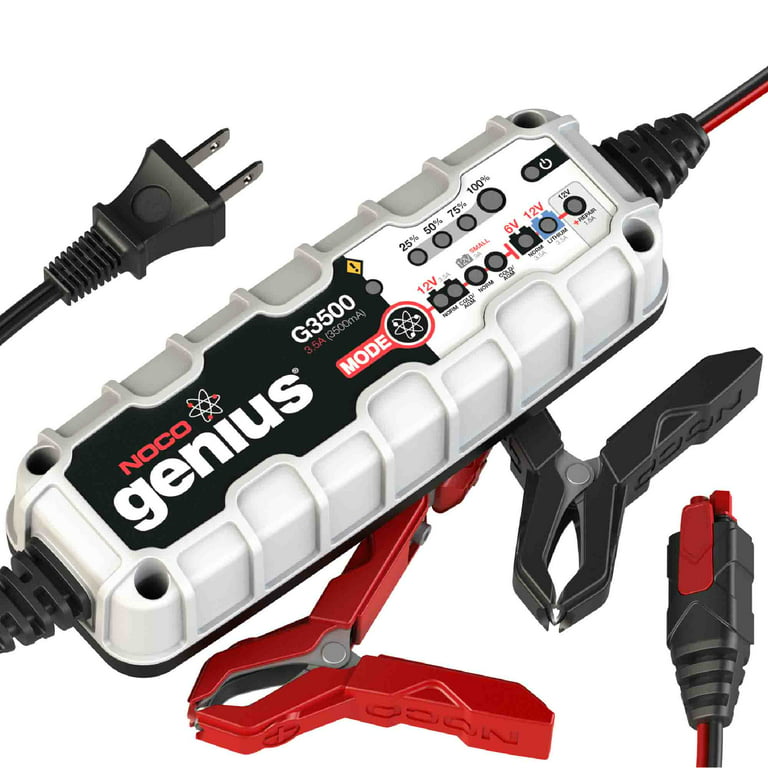 NOCO Genius G3500 6V/12V 3.5 Amp Battery Charger and Maintainer 