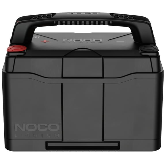 NOCO Lithium NLX27 12V Dual-Purpose LiFePO4 Lithium-Ion Battery, 100Ah Deep-Cycle Battery and 1400A Group 27 Starter Battery with Dyanamic BMS