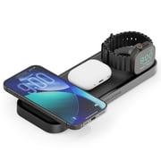 NOCO XGrid XDP3 3-in-1 Wireless Charging Pad   25W Charging Station for iPhone, Apple Watch, and AirPods