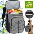thumbnail image 1 of NOCOEX 22L Cooler Backpack with 20H Cooling & Bottle Opener, 28 Cans Insulated Backpack Coolers for Adults, Ideal for Camping Hiking Beach Picnic Fishing, 1 of 8