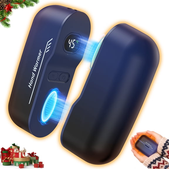 NOCOEX Magnetic Hand Warmers Rechargeable, 2 Pack 6000mAh Electric Pocket Heater, 5 Heat Levels Up to 149, Ideal for Hunting, Golf, Camping, Raynauds, Winter Gifts for Men & Women