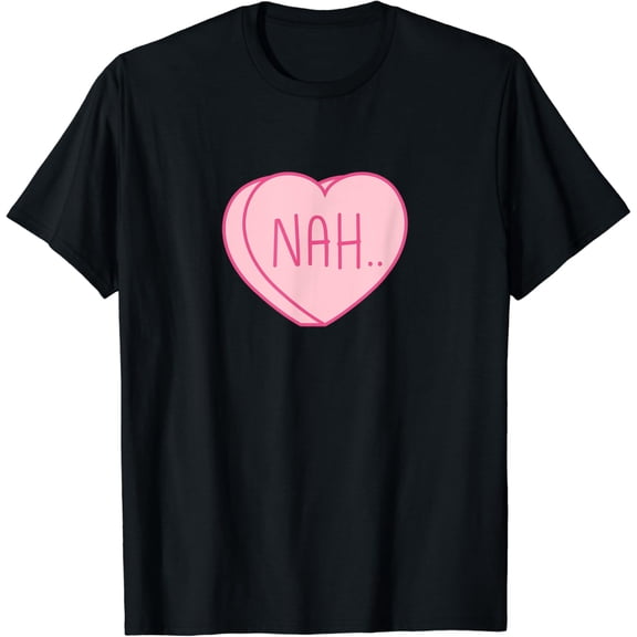 NODB Anti Love Day Heart Candy Single Awareness T-Shirt BLACK Unisex S-5XL Hot Trending Shirt, Vintage Birthday Gift
