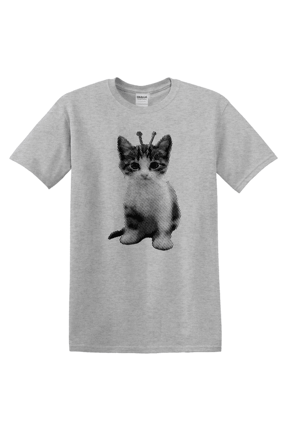 NODB Cat Vintage Kitten Gnarp Rockstar Graphic T-Shirt