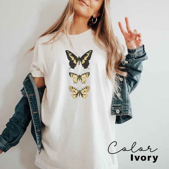 NODB Cottagecore Butterfly Shirt, Moth T Shirt, Nature Lover T-Shirt, Forestcore, Gift Her, Moth Spring Shirt WHITE Unisex S-5XL Hot Trending Shirt, Vintage Birthday Gift