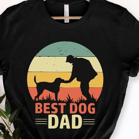 NODB Dog Dad Shirt - Best Dog Dad Ever Shirt - Fathers Day Gift - Dog Lover Gift Funny Shirt Men - Dad Gift Husband Gift Dog Dad Gift BLACK Unisex S-5XL Hot Trending Shirt, Vintage Birthday Gift