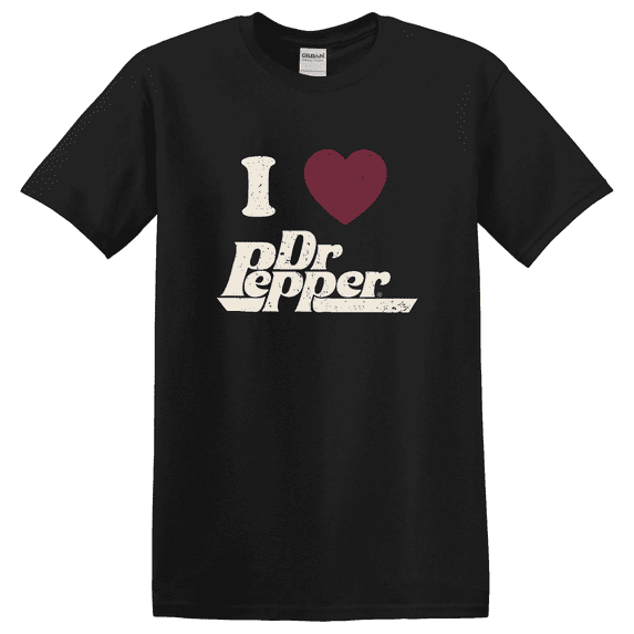 NODB Dr. Pepper Love Day Retro Graphic T-Shirt