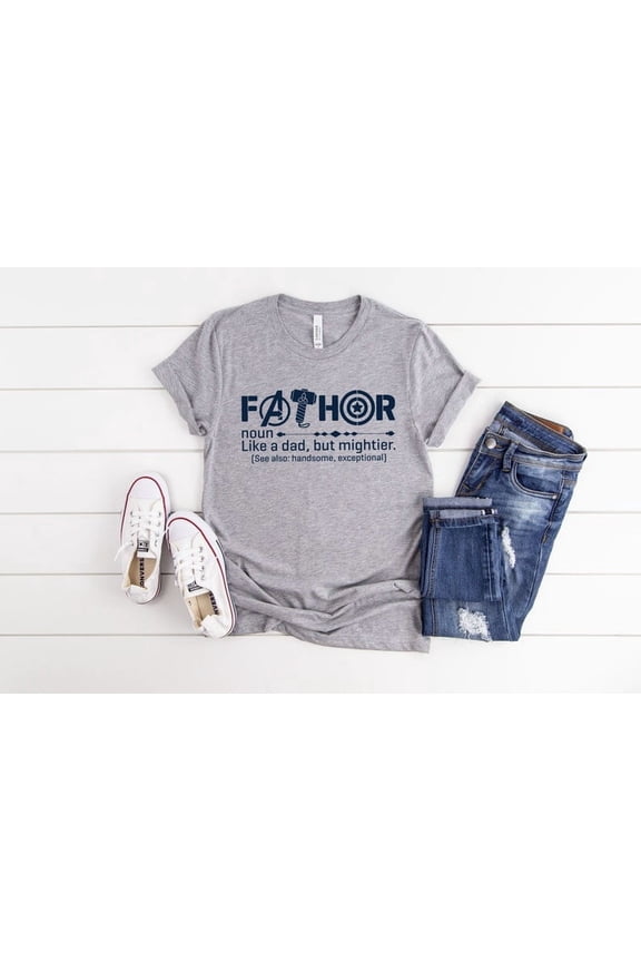 Fathor Shirt, Fathor Definition Shirt, Noun Like A Dad, Funny Dad T-Shirt, Father'S Day Gift SPORT GREY Unisex S-5XL Hot Trending Shirt, Vintage Birthday Gift