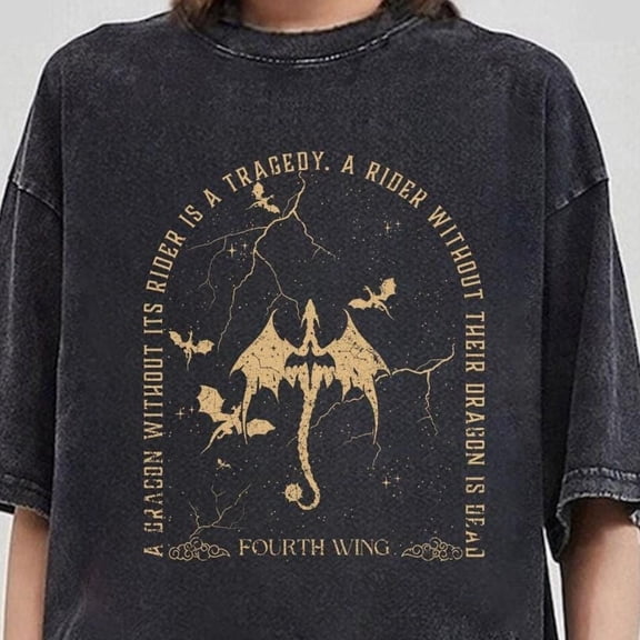 NODB Fourth Wing Shirt, Basgiath War College Shirt, Violet Sorrengail, Bookish Shirt, Xaden Riorson, Fantasy Book Dragon BLACK Unisex S-5XL Hot Trending Shirt, Vintage Birthday Gift