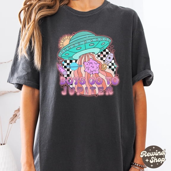 NODB Go To Jupitar Tshirt, Funny T Shirt, Gift Her, V-Day Shirt, Ufo Shirt BLACK Unisex S-5XL Hot Trending Shirt, Vintage Birthday Gift