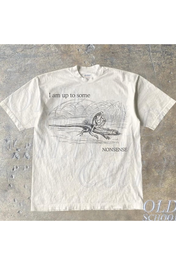 I Am Up To Some Nonsense Frog Vintage Style Shirt, Frog Riding Lizzard Tee, Frog Shirt, Vintagefunny T-Shirt, Frog Shirt WHITE Unisex S-5XL Hot Trending Shirt, Vintage Birthday Gift