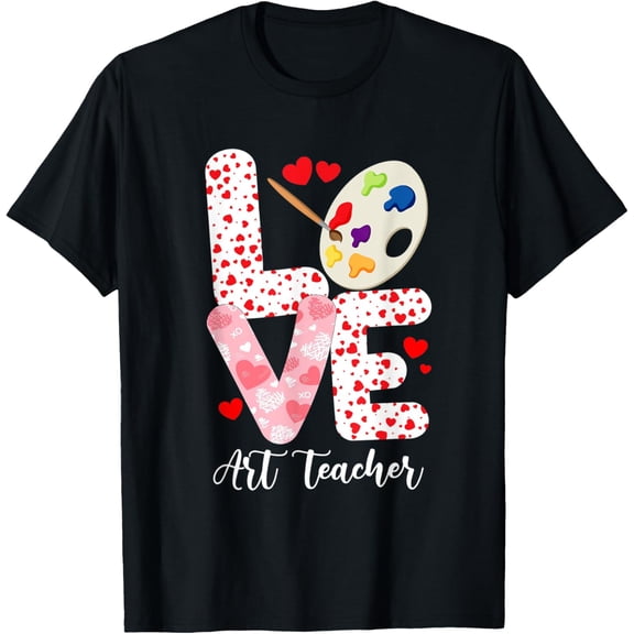 NODB Love Love Day Art Teacher Lover T-Shirt BLACK Unisex S-5XL Hot Trending Shirt, Vintage Birthday Gift