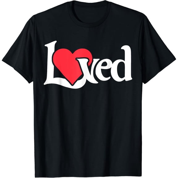 NODB Loved Heart Love Day Love T-Shirt BLACK Unisex S-5XL Hot Trending Shirt, Vintage Birthday Gift