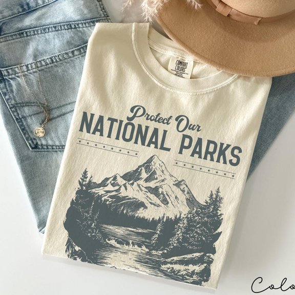 NODB Protect Our National Parks Shirt, Protect Our Parks Tee, Nature Conservation, Environmental Awareness, Save Our Parks Shirt, Retro, Vintage WHITE Unisex S-5XL Hot Trending Shirt