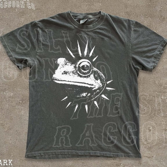 NODB Punk Frog Shirt Vintage Toad Tee Goblincore Clothing Grunge Alt T-Shirt For Men Women DARK HEATHER Unisex S-5XL Hot Trending Shirt, Vintage Birthday Gift