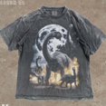 thumbnail image 1 of NODB Vintage Dinosaur Graphic Shirt, Brontosaurus Top, Retro 90S Moonlit Tee For Men Women, Jurassic Prehistoric T-Shirt DARK HEATHER Unisex S-5XL Hot Trending Shirt, Vintage Birthday Gift, 1 of 4