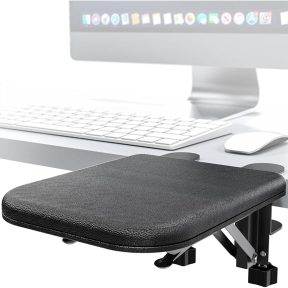 NODOCA Arm Rest for Desk, Ergonomics Wrist Rest, Desk Extender, Soft Sponge Built-in, Comfortable Arm Support for Desk, Foldable Elbow Rest for Desk, Home, Office(1pcs)