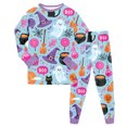 thumbnail image 1 of NOEGOEU 2-9 Years Toddler Boys Girls Halloween Pajamas Kids Soft Long Sleeve Sleepwear Set (Sky Blue,3-4 Years), 1 of 8