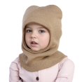 thumbnail image 1 of NOEGOEU Baby Winter Hat Scarf Set, Unisex Toddler Kids Beanie Warm Windproof Knit Balaclava, 1 of 4