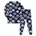 thumbnail image 1 of NOEGOEU Boys Girls Halloween Pajamas Kids Toddler Cute Graphic Long Sleeve Sleepwear Set 2-9Y (Blue,2-3 Years), 1 of 7