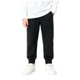 thumbnail image 1 of NOEGOEU Pants for Kids Boys Sweatpants Joggers Casual Athletic Pants with Drawstring Pockets 5-14Y (Black,7-8 Years), 1 of 6