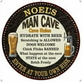 thumbnail image 1 of NOEL'S Man Cave Rules 12" Round Metal Sign Garage Bar Decor 200120010097, 1 of 1