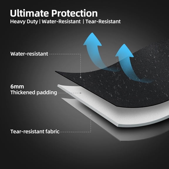 NOELIFE Padded Carry Bag for Blackstone 22 inch Tabletop Griddle with Hood Lid, 600D Water-resistant Outdoor BBQ Grill Carrying Case, Fit for Model 1891, Black (Bag Only)