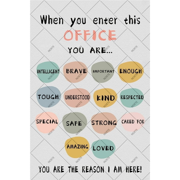 NOETE 8x12 Inch Metal Tin School Sign - Modern Hanging Wall Decor for Classroom, Office, or Home, Durable & Stylish School Sign with Elegant Design