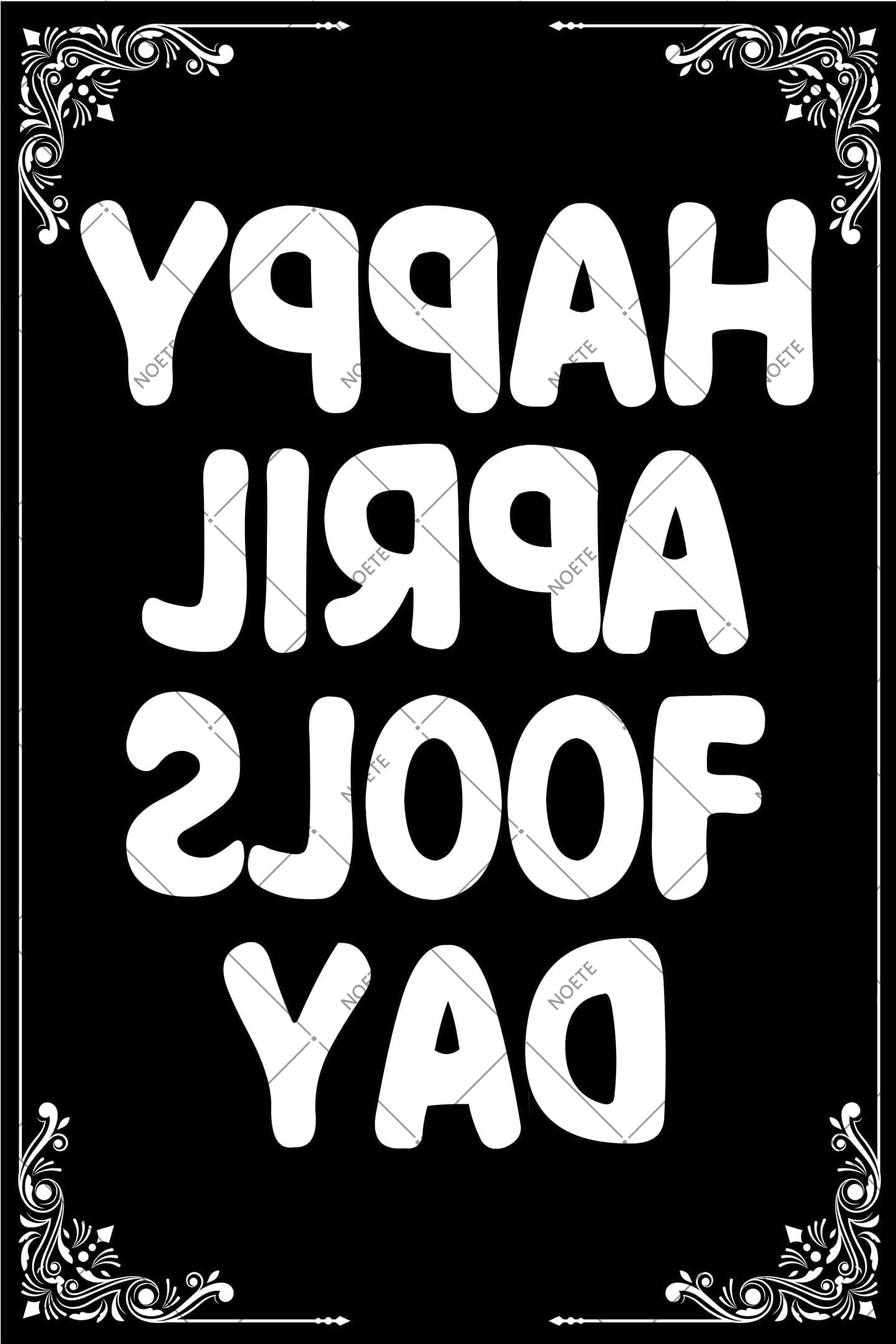 NOETE April Fool's Day Decorations – 12x16 Inch Metal Tin Sign for Bar ...