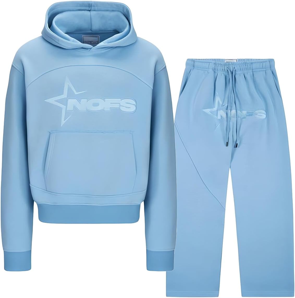 Survêtement De Sport Homme 2 Pièces - Style Y2K Hip-hop Baggy - Sweat à Capuche + Pantalon Jogging - Confort Hiver, Loisirs
